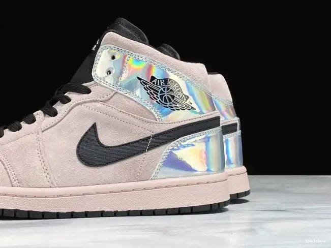 Rep TBkick BQ6472-602 Air Powder 1 (W) Dirty Mid Jordan Iridescent 0601